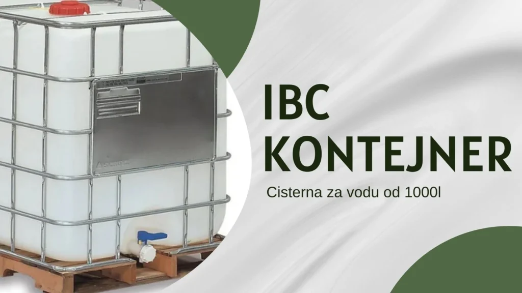 IBC kontejner na drvenoj paleti - Otkup i prodaja IBC kontejnera