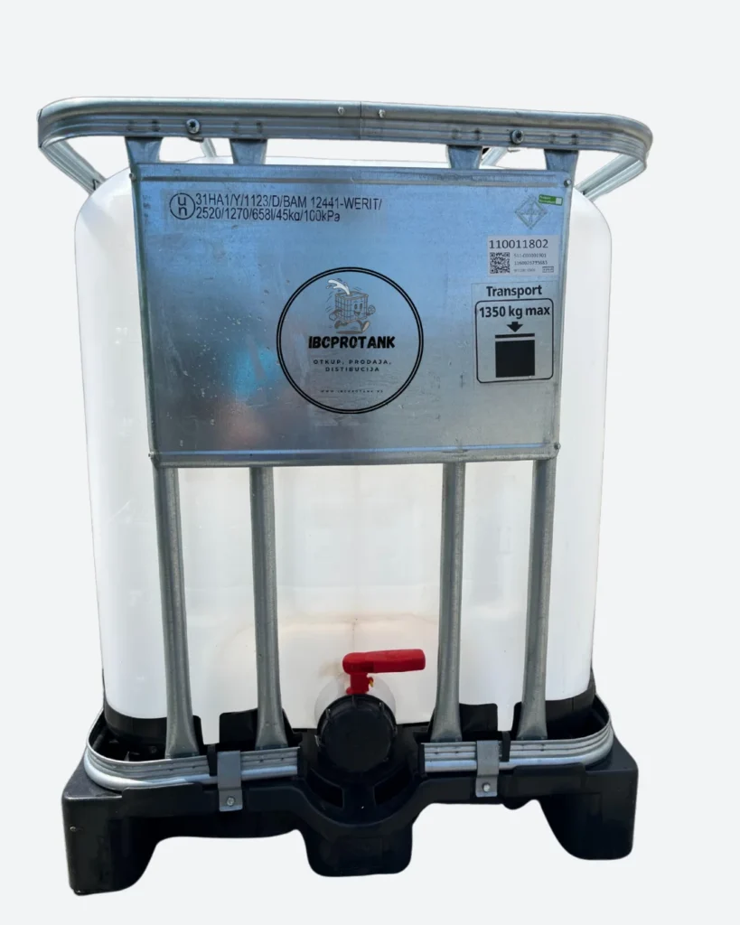 Cisterna za vodu od 600l • Ibc cisterna 600l